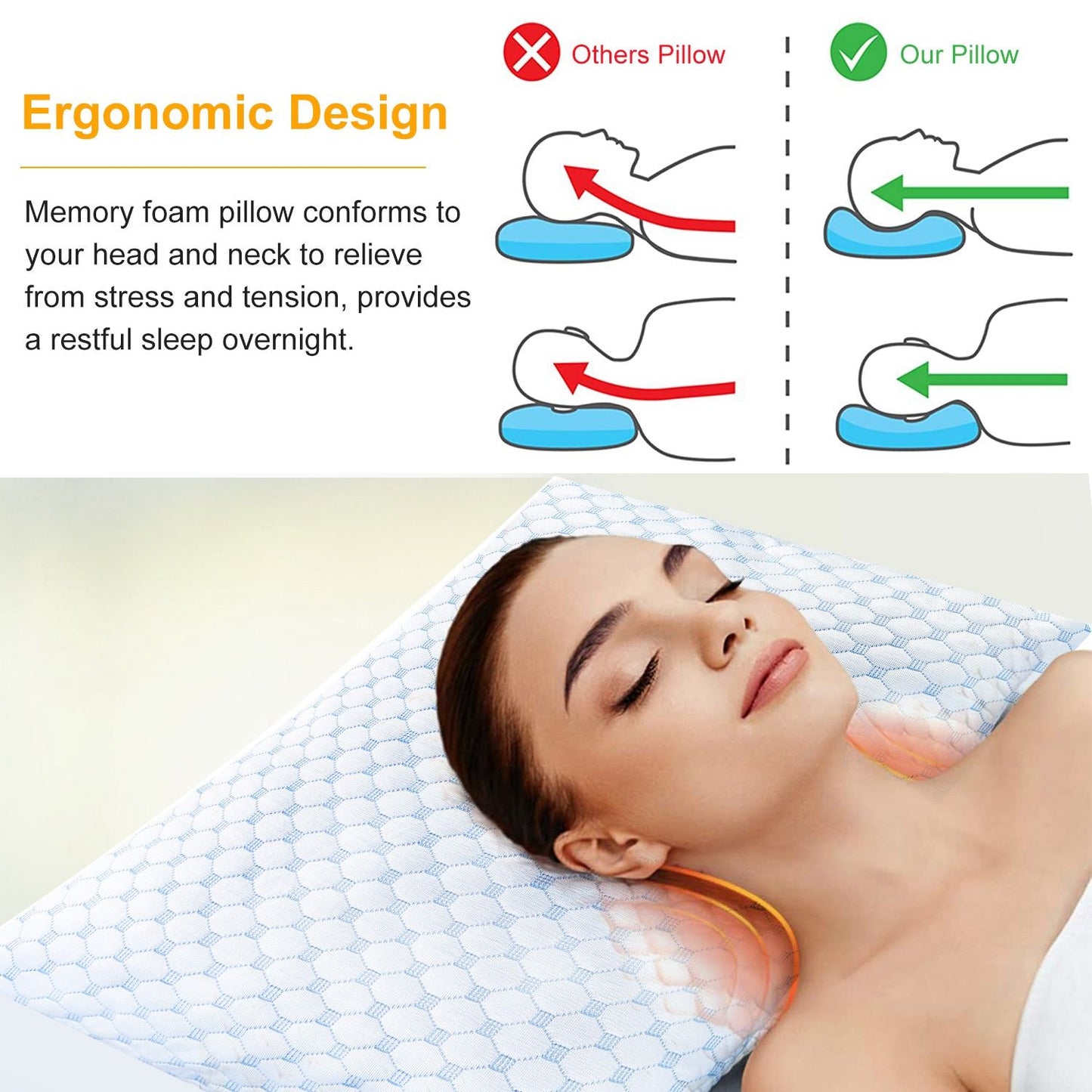 Cooling Memory Foam Pillow