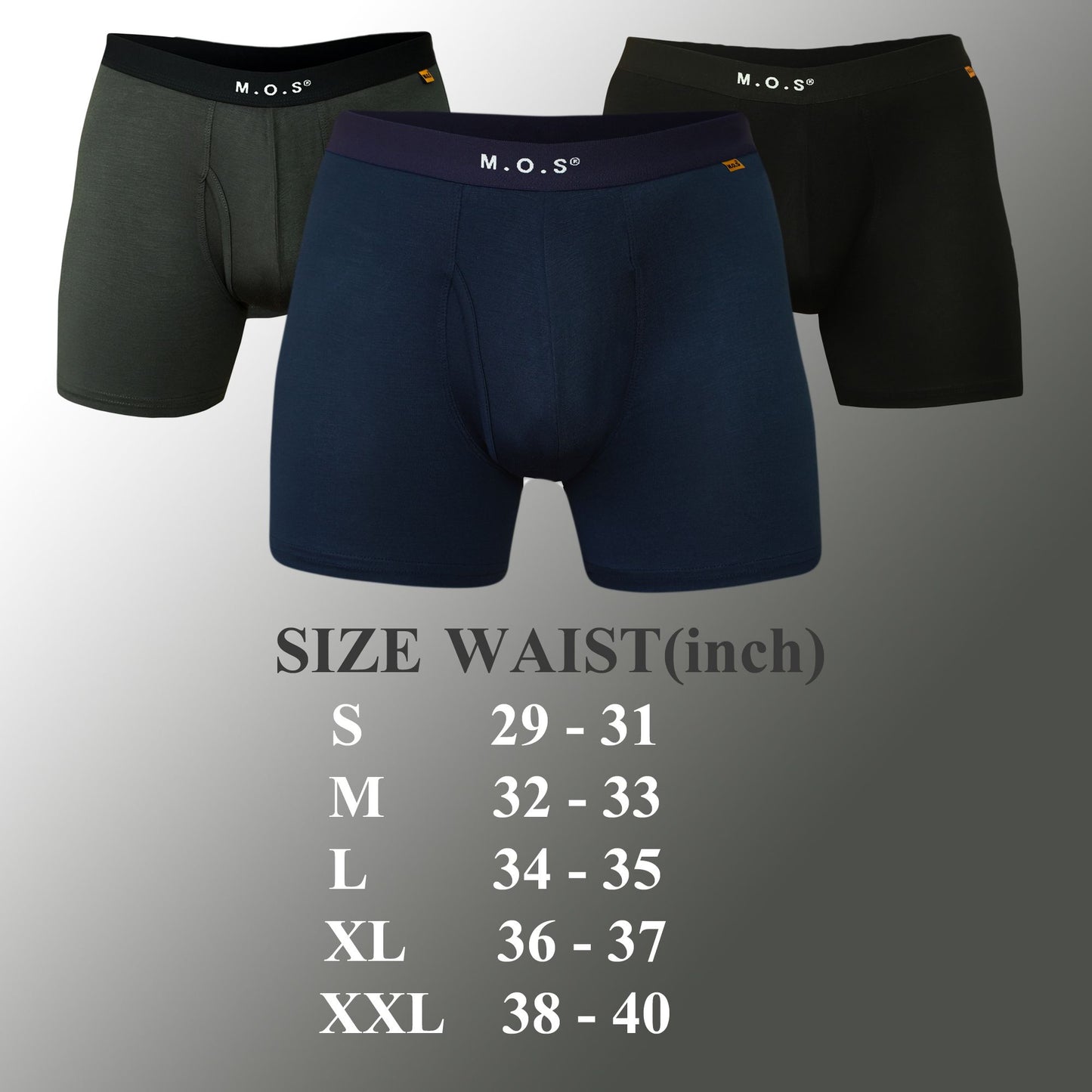 Bamboo Boxer Briefs 3 Pack