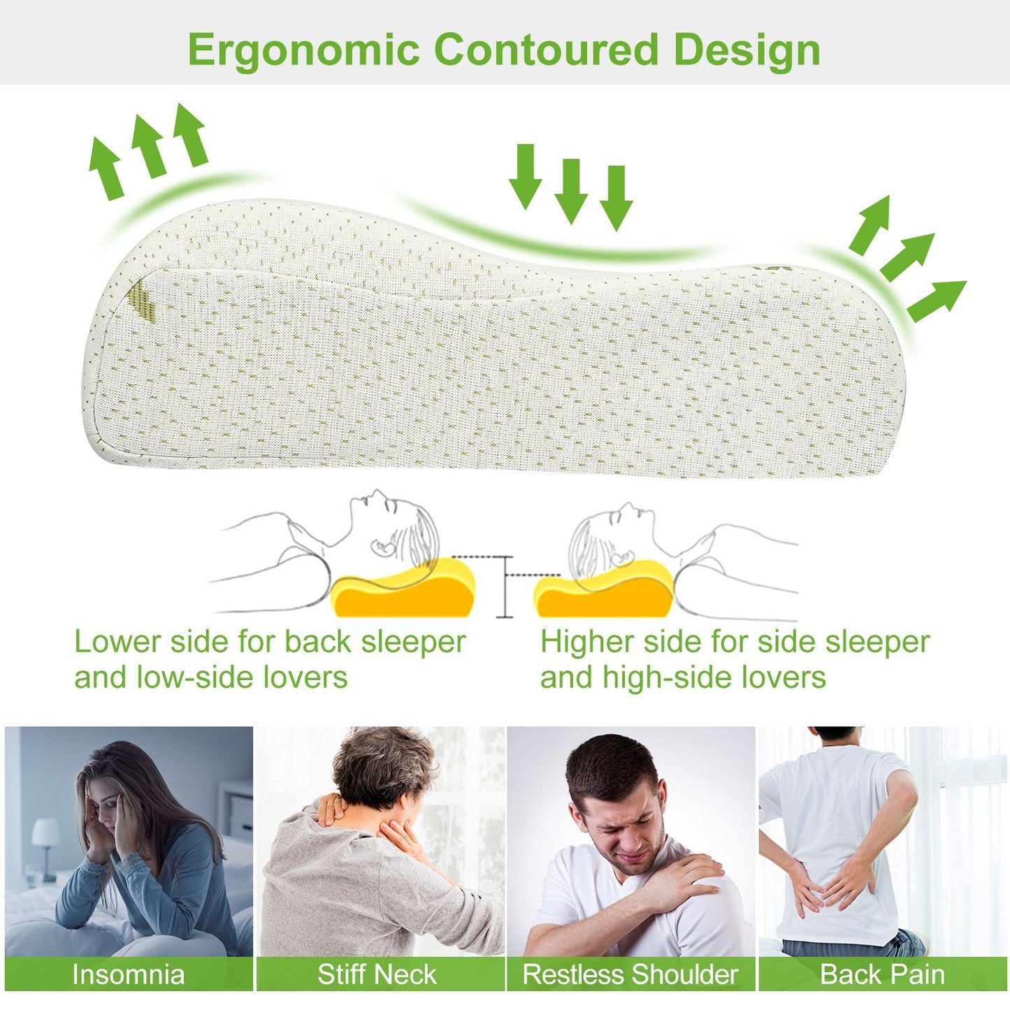 Bamboo Memory Foam Pillow