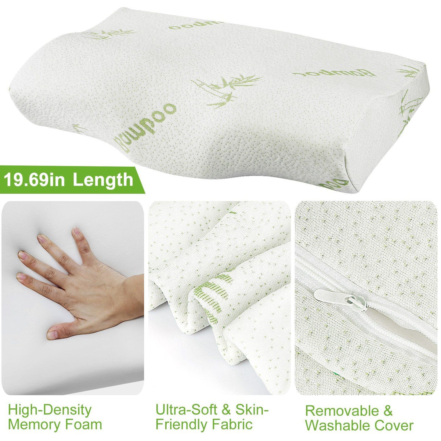 Bamboo Memory Foam Pillow